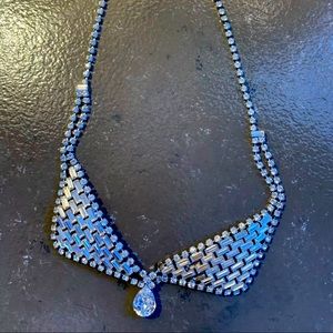 Antique 1940’s Jay Flex Sterling Silver Necklace